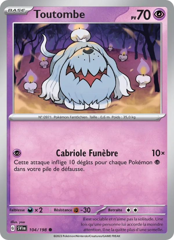 Toutombe Écarlate et Violet 104/198