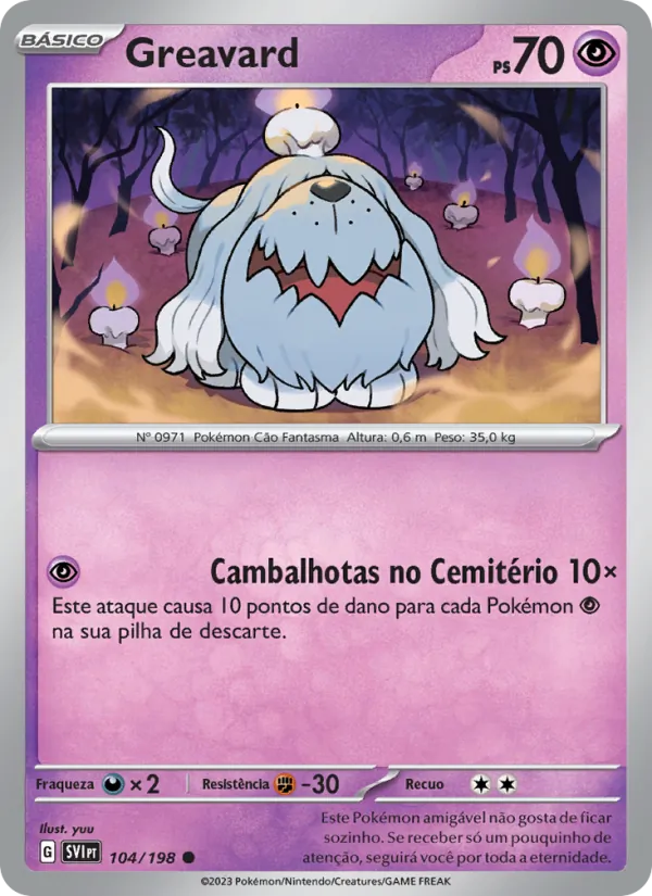 Greavard Escarlate e Violeta 104/198