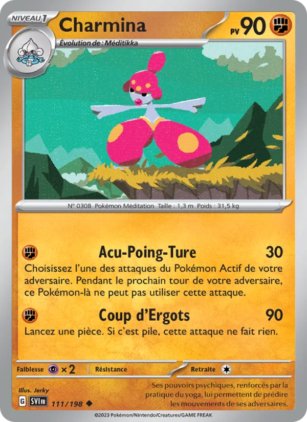 Charmina Écarlate et Violet 111/198