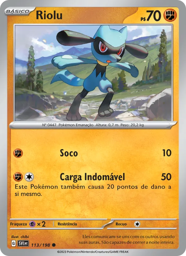 Riolu Escarlate e Violeta 113/198