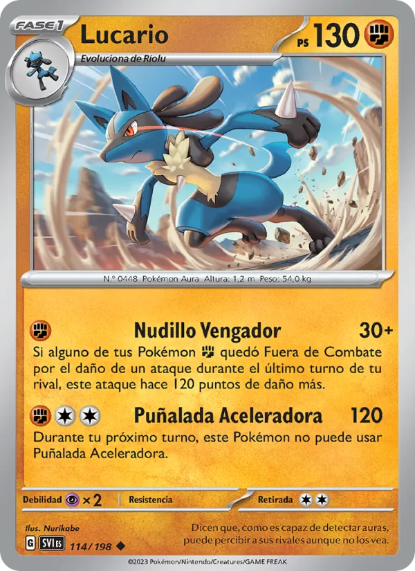 Lucario Escarlata y Púrpura 114/198