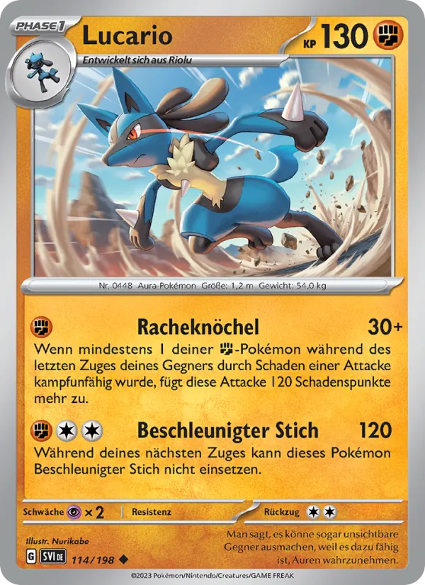 Lucario Karmesin & Purpur 114/198