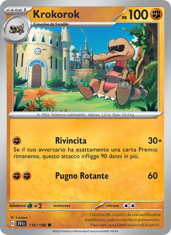 Krokorok Scarlatto e Violetto 116/198