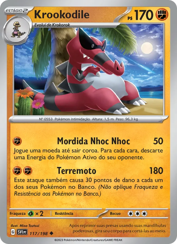 Krookodile Escarlate e Violeta 117/198