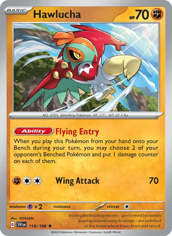 Hawlucha Scarlet & Violet 118/198