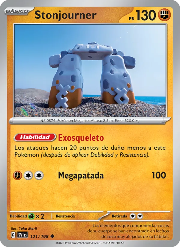 Stonjourner Escarlata y Púrpura 121/198