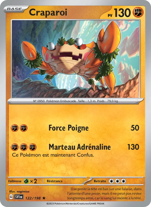 Craparoi Écarlate et Violet 122/198