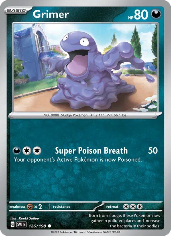 Grimer Scarlet & Violet 126/198