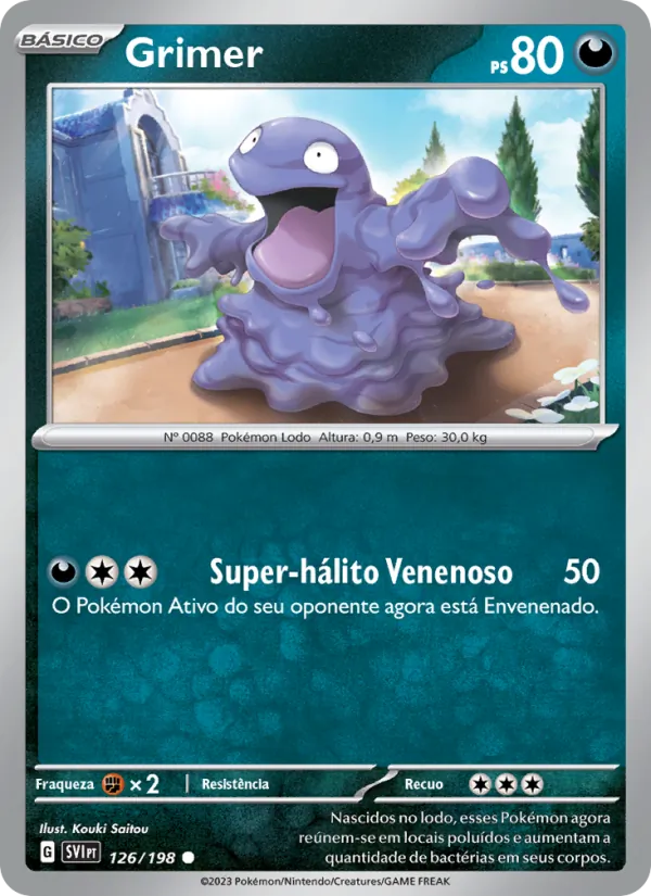 Grimer Escarlate e Violeta 126/198