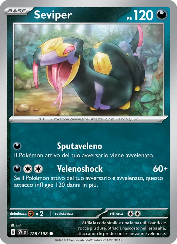 Seviper Scarlatto e Violetto 128/198