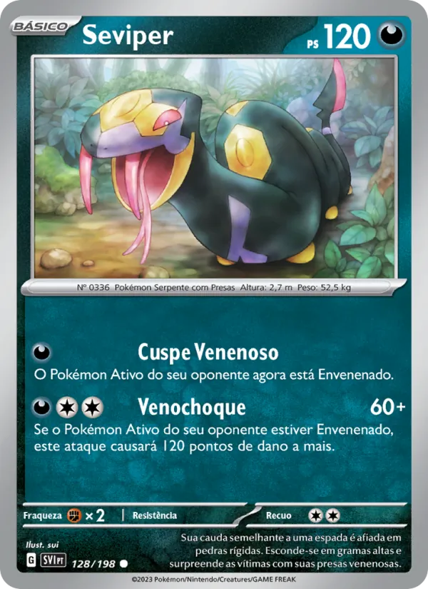 Seviper Escarlate e Violeta 128/198