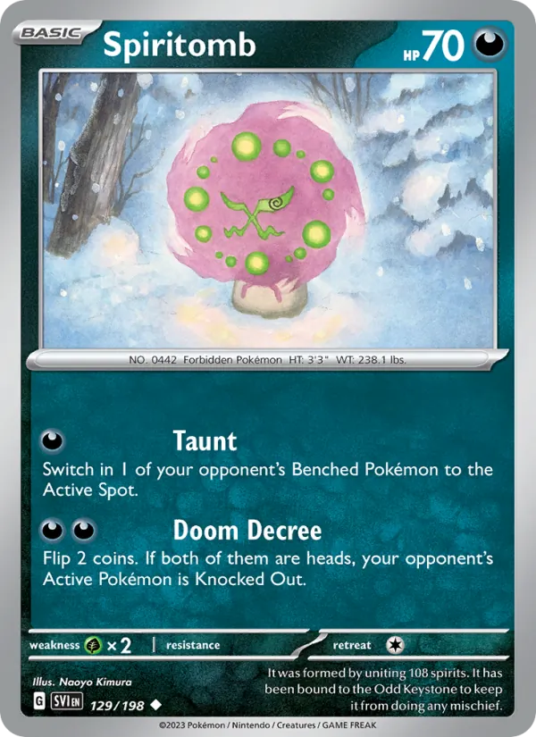 Spiritomb Scarlet & Violet 129/198