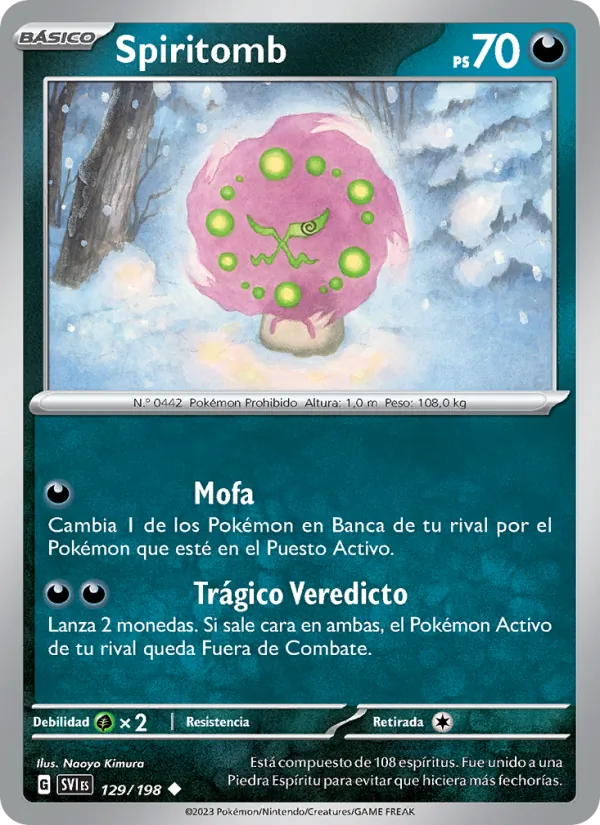 Spiritomb Escarlata y Púrpura 129/198