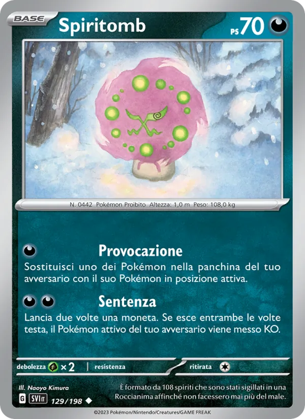 Spiritomb Scarlatto e Violetto 129/198