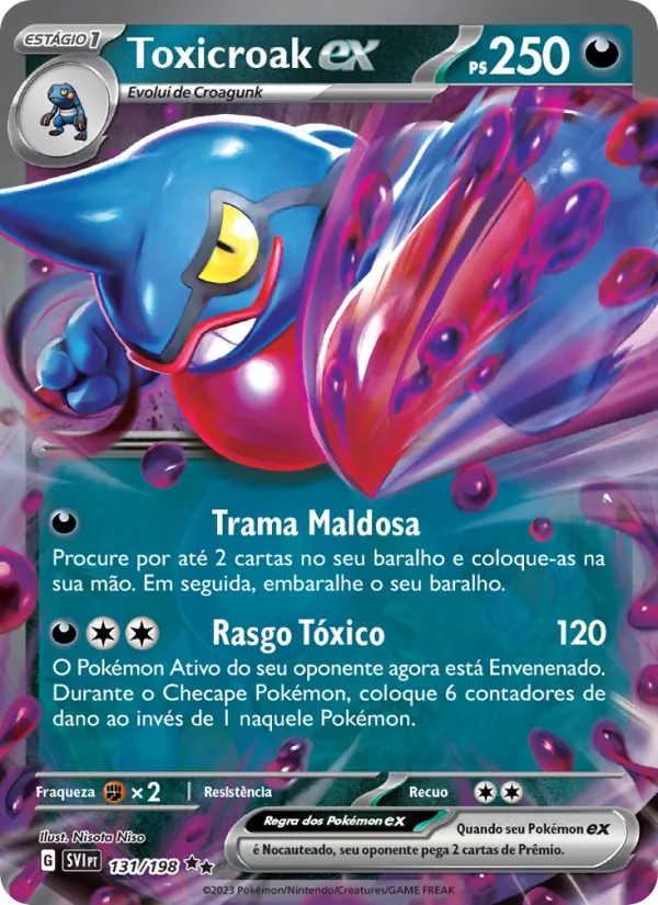 Toxicroak ex Escarlate e Violeta 131/198