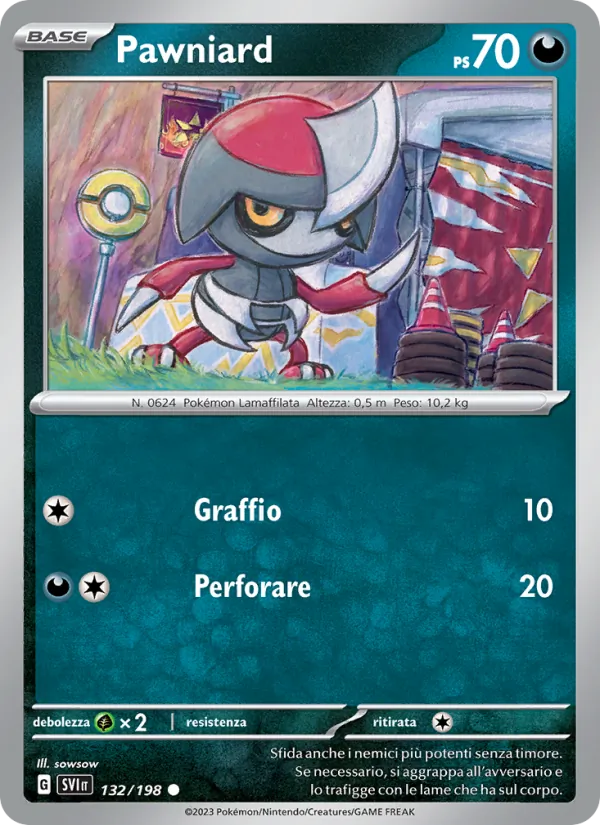 Pawniard Scarlatto e Violetto 132/198