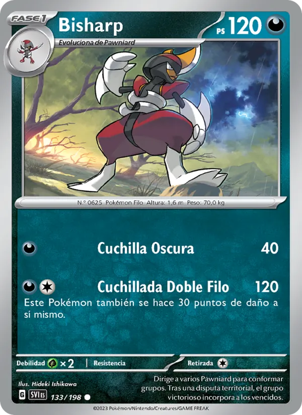 Bisharp Escarlata y Púrpura 133/198