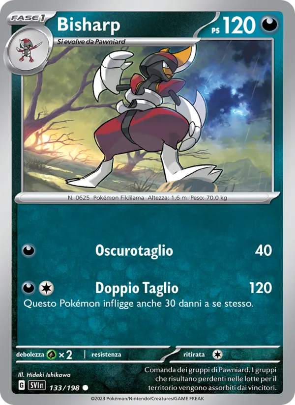 Bisharp Scarlatto e Violetto 133/198