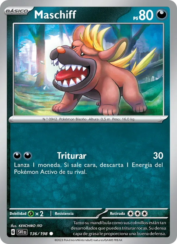 Maschiff Escarlata y Púrpura 136/198