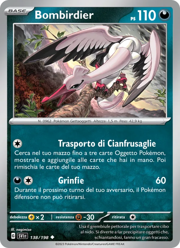 Bombirdier Scarlatto e Violetto 138/198