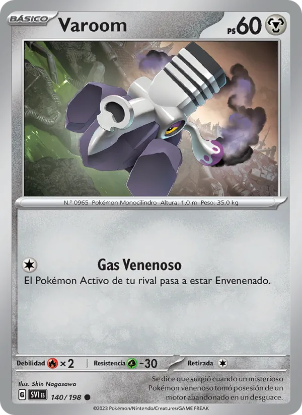 Varoom Escarlata y Púrpura 140/198