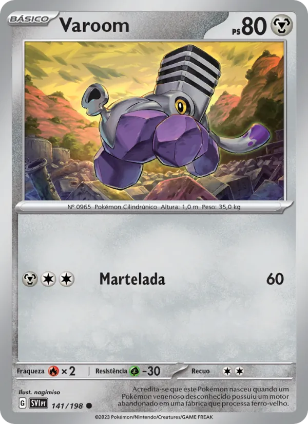 Varoom Escarlate e Violeta 141/198
