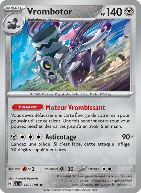 Vrombotor Écarlate et Violet 142/198