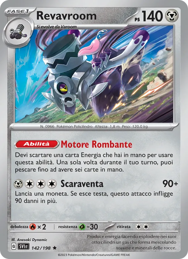 Revavroom Scarlatto e Violetto 142/198