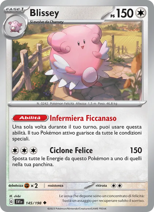Blissey Scarlatto e Violetto 145/198