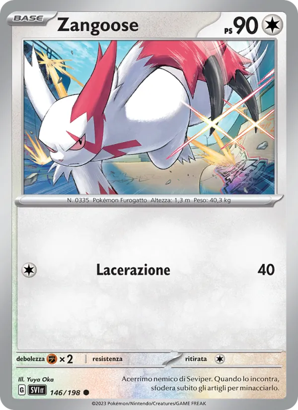 Zangoose Scarlatto e Violetto 146/198