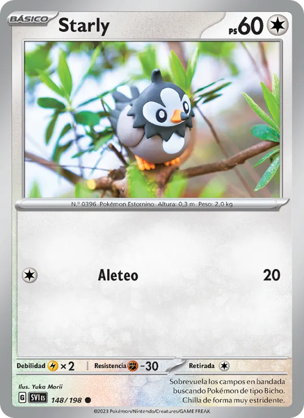 Starly Escarlata y Púrpura 148/198