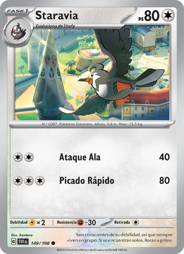 Staravia Escarlata y Púrpura 149/198