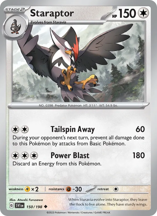 Staraptor Scarlet & Violet 150/198