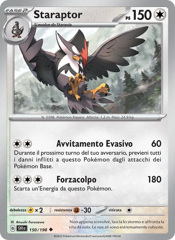 Staraptor Scarlatto e Violetto 150/198