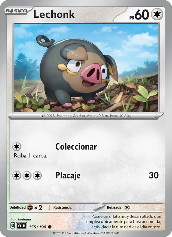 Lechonk Escarlata y Púrpura 155/198