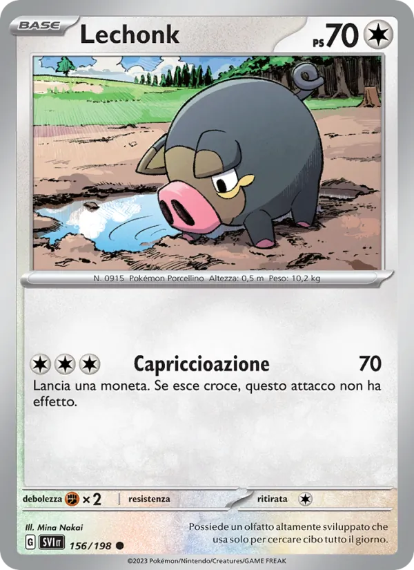 Lechonk Scarlatto e Violetto 156/198
