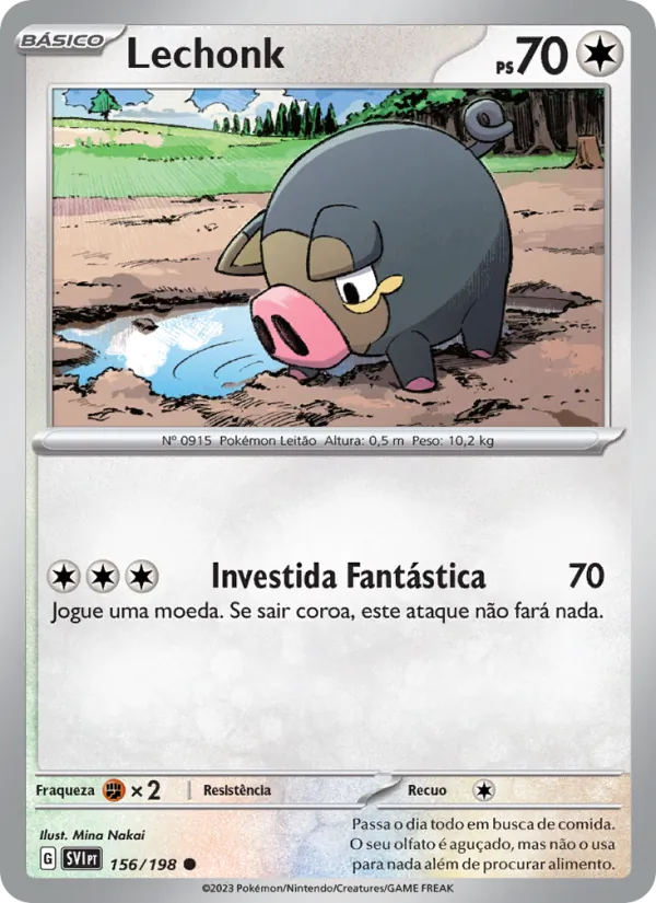 Lechonk Escarlate e Violeta 156/198
