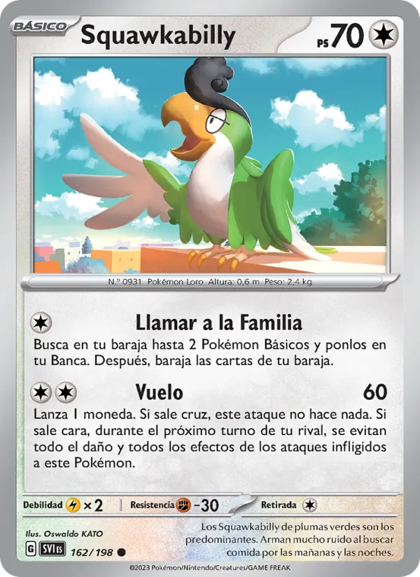 Squawkabilly Escarlata y Púrpura 162/198
