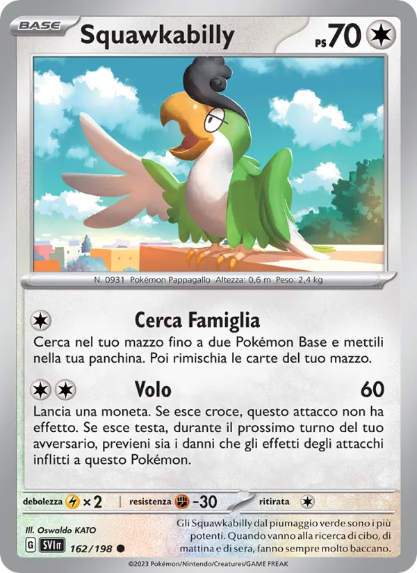 Squawkabilly Scarlatto e Violetto 162/198
