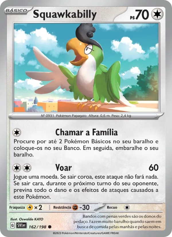 Squawkabilly Escarlate e Violeta 162/198