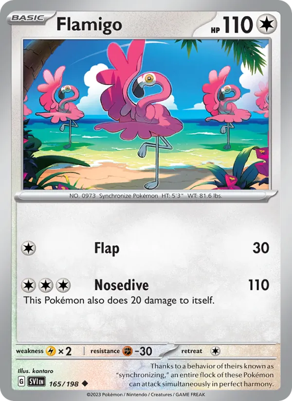 Flamigo Scarlet & Violet 165/198