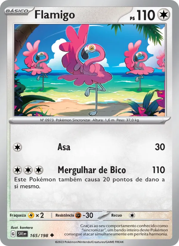 Flamigo Escarlate e Violeta 165/198