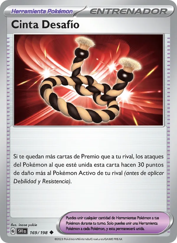 Cinta Desafío Escarlata y Púrpura 169/198