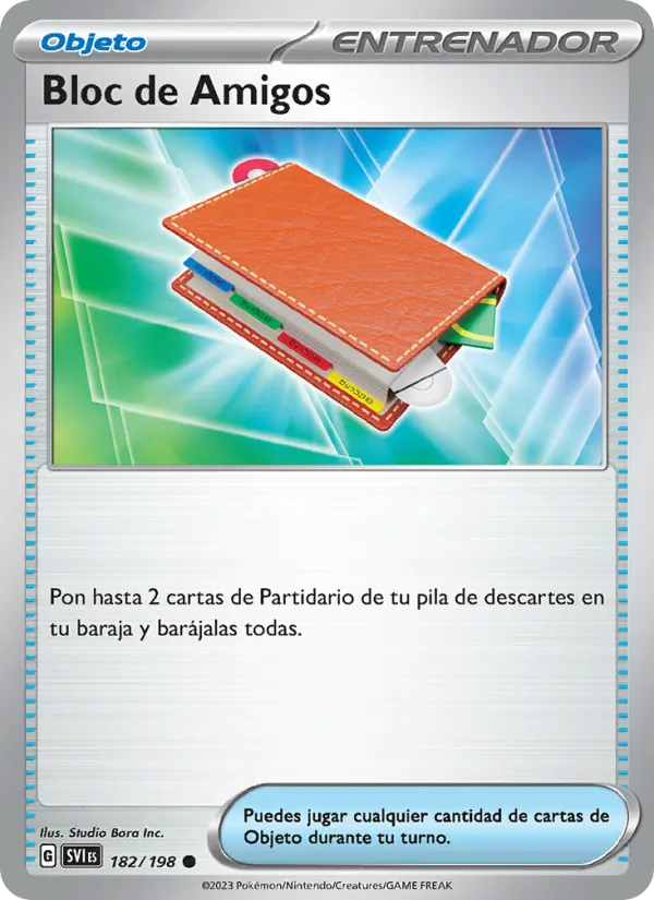 Bloc de Amigos Escarlata y Púrpura 182/198