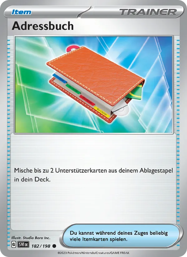 Adressbuch Karmesin & Purpur 182/198