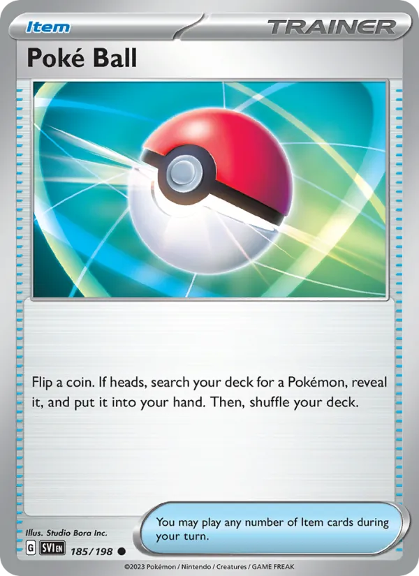 Poké Ball Scarlet & Violet 185/198