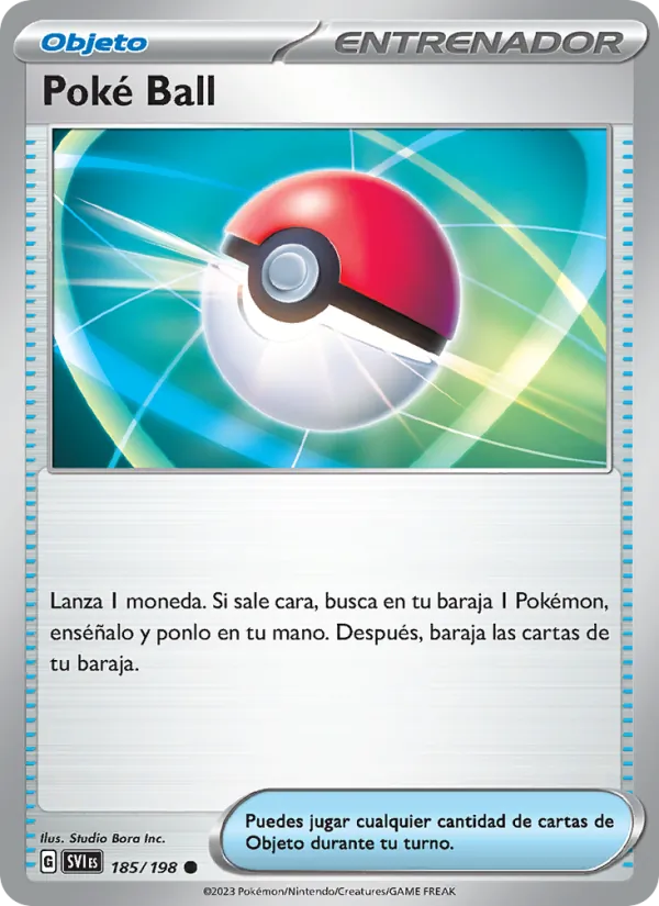 Poké Ball Escarlata y Púrpura 185/198