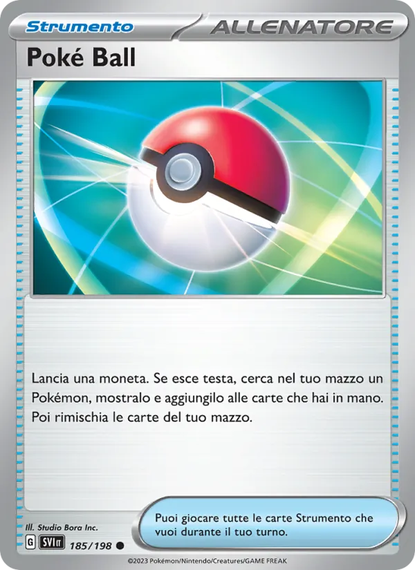 Poké Ball Scarlatto e Violetto 185/198