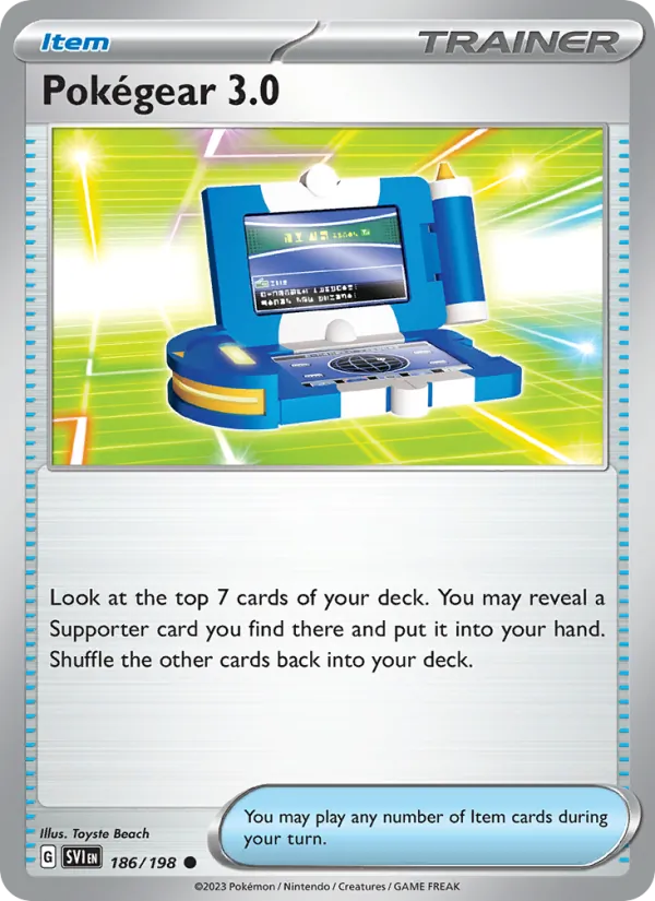 Pokégear 3.0 Scarlet & Violet 186/198