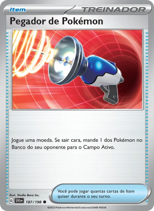 Pegador de Pokémon Escarlate e Violeta 187/198